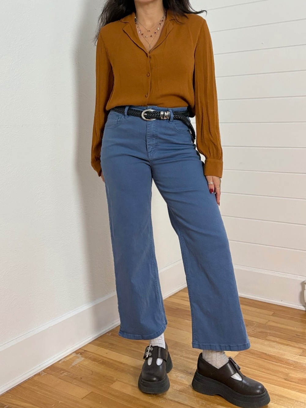Livom wide leg denim pants